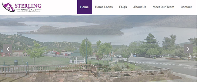 Website Designed for Sterling Mortgage